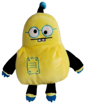 Kellytoy Robot Alien Plush Bot Nerdy Eyes Glasses Yellow Soft Stuffed Toy 12&quot; - £11.54 GBP