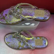 Naturalizer Iridescent Rhinestone Embellishment Thong Sandals Fallyn Siz... - $1,107.79 MXN