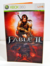 Instruction Manual Booklet Only Fable 2 Lionhead Studios XBOX 360 2008 No Game - £5.89 GBP