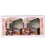 Stereo View Card Stereograph Bedroom Of Napoleon Versailles France - £7.83 GBP