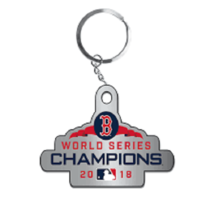 MLB Boston Red Sox 2018 World Series Champions Metal Logo Keychain - £11.05 GBP