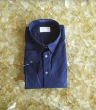 Thomas Pink London Slim Fit Black Plain Shirt $149 Worldwideshipping - £69.82 GBP