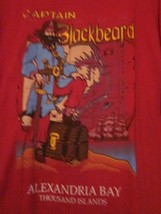 Nwot - Captain Blackbeard Image Alexandria Bay Adult Size Xl Short Sleeve Tee - £13.62 GBP