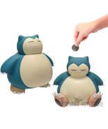 Pokemon Snorlax Money Box 2 Pose Figure Standing Sitting Piggy Bank - £15.98 GBP