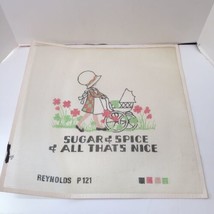 Sugar & Spice Needlepoint Canvas Reynolds 12 Count 18" x 18" - £23.35 GBP