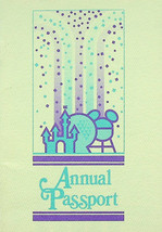 Walt Disney World Annual Passport Brochure (1989) - Pre-owned - $24.30