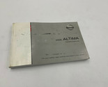 2005 Nissan Altima Owners Manual Handbook K01B26006 - £28.60 GBP