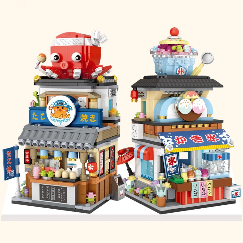 2023 LOZ MOC Retail Store With Figure Dolls Bricks Sets Boys Toys Kids Gifts - £19.66 GBP+