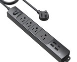 TROND Surge Protector Power Strip with USB, Ultra Thin Flat Plug 6ft Lon... - $35.99