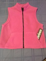 New Girls Size 14 Bratz vest pink mid weight jacket with full zipper - $20.99