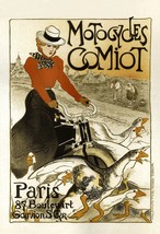 Decoration Poster.Interior design.Motorcycles Comiot Paris.Bicycle.6967 - £12.94 GBP+