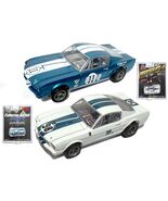 2pc 2025 AFX Mega G+ 1965 Shelby Ford Mustang GT350R HO Slot Car PAIR - $1,632.44 MXN