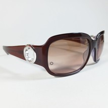 Montblanc MB 90S Brown/Purple Metal Cut-out Logos Polarized Sunglasses - $95.00