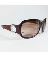 Montblanc MB 90S Brown/Purple Metal Cut-out Logos Polarized Sunglasses - $129.93 CAD