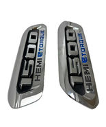2020-2024 RAM 1500 Mopar OEM 1500 HEMI eTORQUE Hood Emblem Bezel Pair LH... - $54.22
