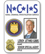 1 NAME BADGE HALLOWEEN COSTUME JETHRO GIBBS SPECIAL AGENT NCIS MAGNETIC BACK - $324.30 MXN