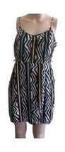 Forever 21 Sundress Mini Dress Women&#39;s Size MM Zig Zag Stripes - £13.98 GBP