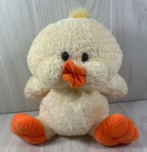 Wal-mart 9" plush yellow chick duckling Easter stuffed toy chicken duck bird - $12.86
