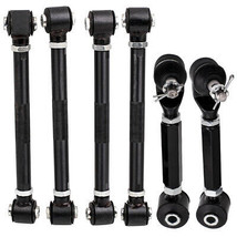 6Pcs Rear Lower &amp; Upper Camber Control Arms Toe for Acura TSX 2004 - 2008 - £220.56 GBP