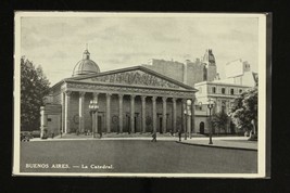 Vintage South America RPPC Photo Postcard Buenos Aires Argentina Cathedral - £8.88 GBP