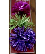 Snow Pop Fashion Bows - 3 Count Package - BRAND NEW IN PACKAGE - COLORFUL - $3.95