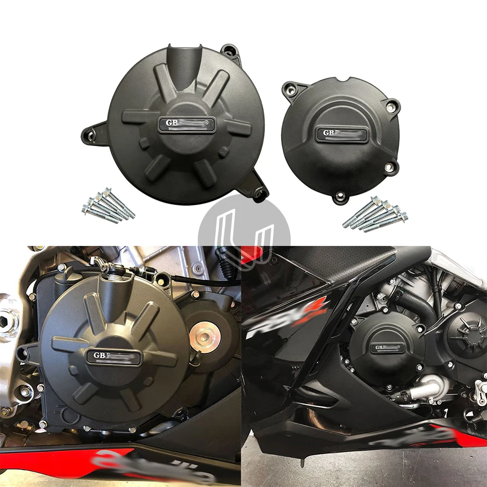 Motorcycles Engine Cover Protector Set Case  GB Racing Case  Aprilia RSV4 2021-2 - £198.92 GBP