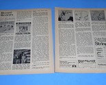 Pickin&#39; Magazine Record Reviews 2 Page Photo Clipping Vintage November 1977 - $14.99