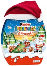 Kinder Chocolate SANTA HAT Advent calendar CHRISTMAS 2024 countdown 1ct. - $74.24