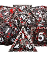 Dungeons And Dragons Dice Metal Dnd Dice Set D&amp;D Dice Set With Gift Box,... - £37.65 GBP