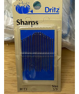 Dritz Sharps Size 3/9 (20 Needles in Pack) *NEW* OR2 - €7,75 EUR