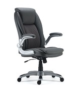 Staples Sorina Bonded Leather Chair Grey (53253) - £194.35 GBP