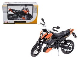 KTM 690 Duke Orange and Black 1/12 Diecast Motorcycle Model by Maisto - $1,149.35 MXN