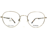 Marchon Eyeglasses Frames Flexon H6010 710 Matte Gold Brown Tortoise 48-... - $93.42