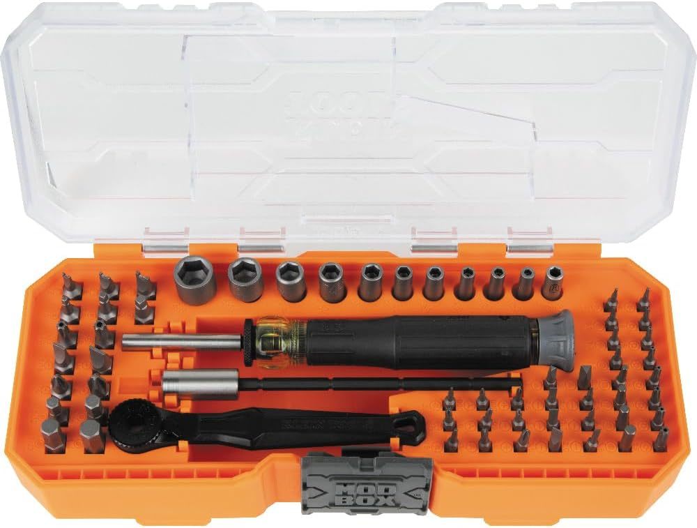 Klein Tools 32787 64-Piece Micro-Ratchet Bit Precision Driver Set With M... - $64.99