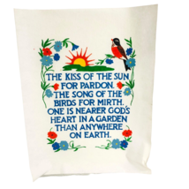 TRI CHEM Liquid Embroidery Picture 18x14. Painted. The Kiss of the Sun...Vintage - £21.35 GBP