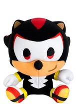 Sonic The Hedgehog Chibi Shadow 8&quot; Sitting Pose Plush Doll Sega Licensed NEW - £14.91 GBP