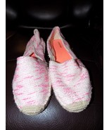 LANDS&#39; END Pink Espadrilles Size 5 Girl&#39;s/Women&#39;s NWOB - £29.32 GBP