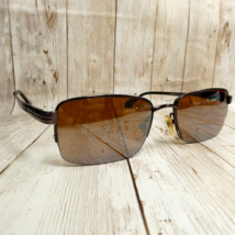 Kirkland Signature Brown Metal Half-Rim Sunglasses FRAME ONLY Gwinnett 52-19-140 - £25.98 GBP