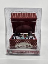 Mr. Christmas Ice Skating Embellished Music Box Deck The Halls Wind Up B... - $39.99