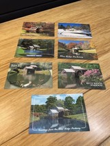 Vintage Lot of 7 Blue Ridge Parkway Mabry Mill Postcards KG JD - £19.71 GBP