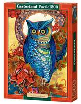 1500 Piece Jigsaw Puzzle, Hoot, David Galchutt, Art Nouveau, Art. Puzzle... - $21.99