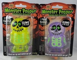 Treat Street Monster Pooper Walking Candy Dispenser Glow In The Dark Lot... - $14.84