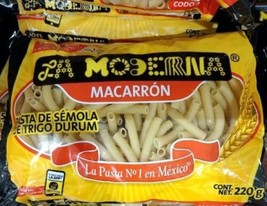 2X La Moderna Macarron 3 Mexicano / Mexican Pasta - 2 De 220g c/u - Envio Gratis - $13.54