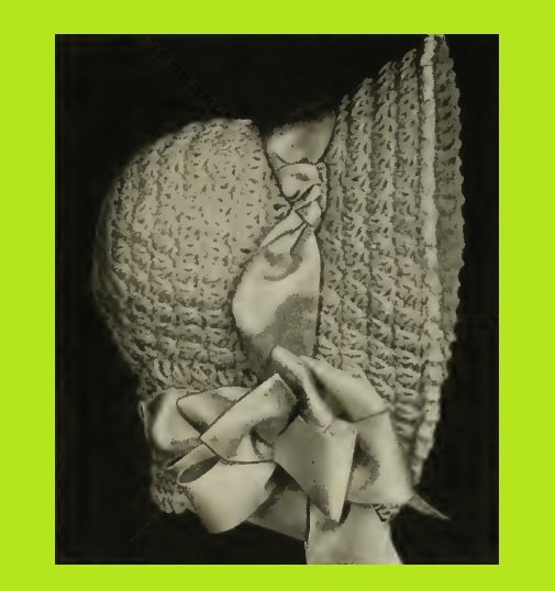 Infant's Crocheted Hood 7. Vintage Crochet Pattern for Baby Bonnet. PDF Download - $2.50