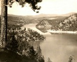 RPPC Bellezza Bay Lago Idaho Id Vista Overlooking Lago Unp 1940s Cartolina - £3.17 GBP
