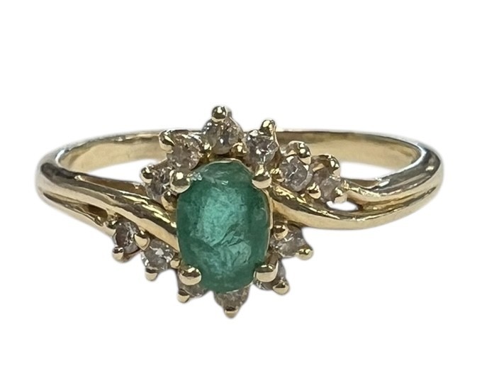 Women&#39;s Cluster ring 14kt Yellow Gold 477200 - $299.00