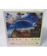 SUNSOUT NOAH&#39;S ARK  1500 PIECE JIGSAW PUZZLE MIB  COMPLETE PRE OWNED - £9.99 GBP