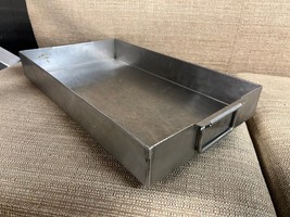Hubert 15&quot; x 9&quot; Stainless Steel Pasta Salad Buffet Food Pan Trays with H... - £18.55 GBP