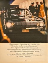Lincoln Continental American classic luxury tuxedo 1964 Vintage Print Ad - $8.90