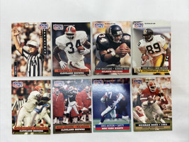 1991 NFL Pro Set The Official NFL Card Football Lot of 8 Cards - £11.03 GBP